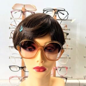 Pierre Cardin 60's Pink Sunglasses oversized Retro Made in France